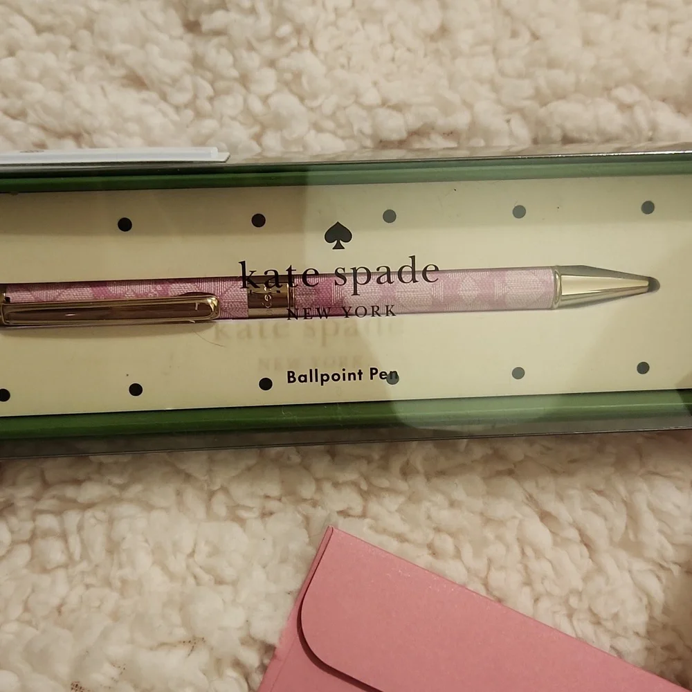 Kate spade pen and note card set nwt